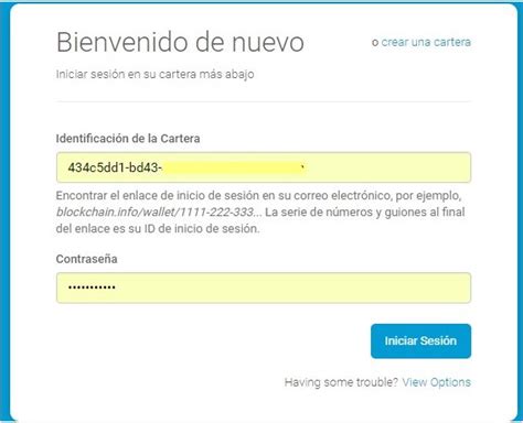 blockchain iniciar sesión.